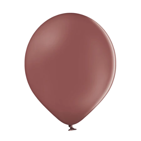 Burlwood-brauner Latexballon in klassischer Tropfenform