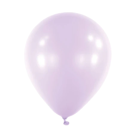 Blaubeerfarbener Latexballon in klassischer Tropfenform