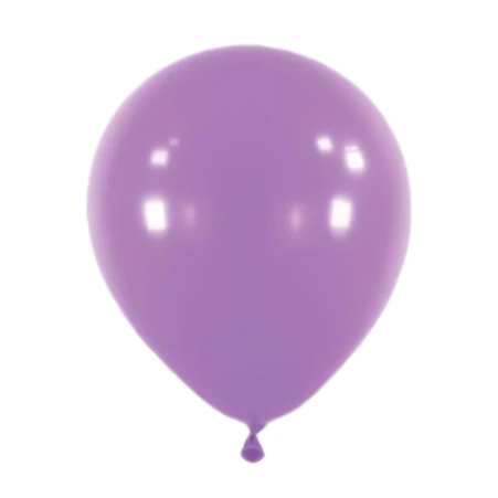 Violetter Latexballon in klassischer Tropfenform