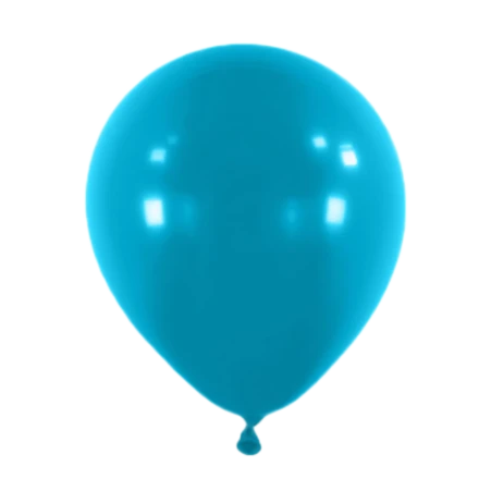 Latexballon in klassischer Tropfenform in Ruhigem Blau