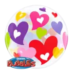 Bubbles Ballon – Bunte Herzen | Valentinstag
