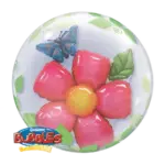 Double Bubbles Ballon – Blume | Ballon im Ballon, Schmetterling