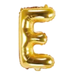 Folienballon Buchstabe – E | Gold