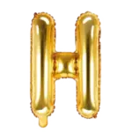 Folienballon Buchstabe – H | Gold