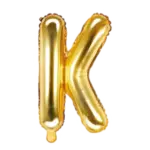 Folienballon Buchstabe – K | Gold