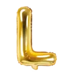 Folienballon Buchstabe – L | Gold