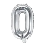 Folienballon Buchstabe – O | Silber