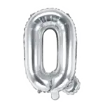 Folienballon Buchstabe – Q | Silber
