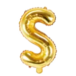 Folienballon Buchstabe – S | Gold