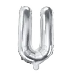 Folienballon Buchstabe – U | Silber