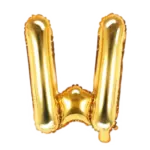 Folienballon Buchstabe – W | Gold