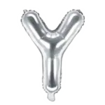 Folienballon Buchstabe – Y | Silber