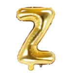 Folienballon Buchstabe – Z | Gold