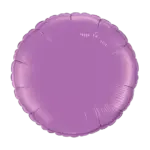 Folienballon Rund – Lila | Pastell Flieder