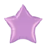 Folienballon Stern – Lila | Pastell Flieder