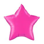 Folienballon Stern – Pink | Magenta