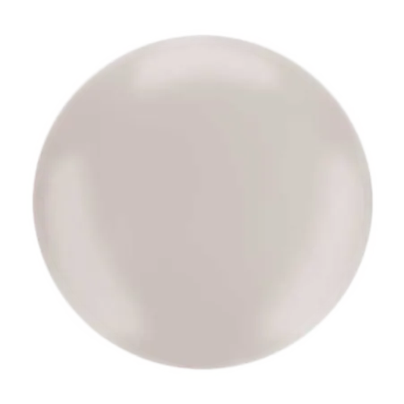 Transparenter Latex-Kugelballon in annähernd kugeliger Form