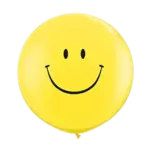 Latex-Riesenballon – Smiley | Gelb