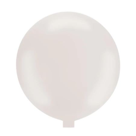 Weißer Latex-Riesenballon mit matter Oberfläche