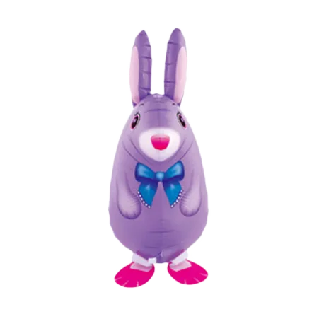 Airwalker Ballon – Lila Hase | Schwebender Begleiter