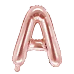 Folienballon Buchstabe – A | Roségold