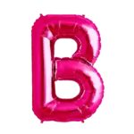 Folienballon Buchstabe – B | Pink