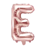 Folienballon Buchstabe – E | Roségold