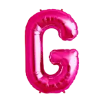 Folienballon Buchstabe – G | Pink