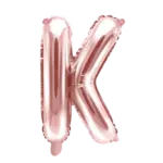 Folienballon Buchstabe – K | Roségold