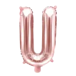 Folienballon Buchstabe – U | Roségold