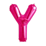 Folienballon Buchstabe – Y | Pink