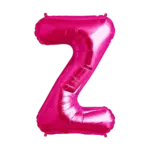 Folienballon Buchstabe – Z | Pink