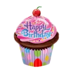 Folienballon Ganzkörperfigur – Cupcake Happy Birthday