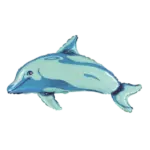 Folienballon Ganzkörperfigur – Delfin