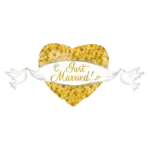 Folienballon Herz – Just Married