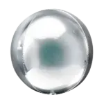 Folienballon Kugel – Orbz | Silber