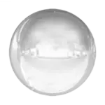Folienballon Kugel – Silber Spiegelglanz
