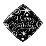 Folienballon Raute – Happy Birthday