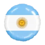 Folienballon Rund – Argentinien Flagge
