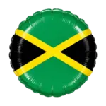 Folienballon Rund – Jamaika Flagge