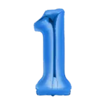 Folienballon Zahl – 1 | Blau