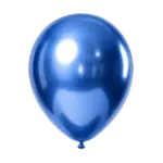 GPT_Latexballon Spiegelglanz – Blau | Mirror-Effect