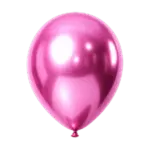 GPT_Latexballon Spiegelglanz – Fuchsia | Mirror-Effect
