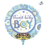 Singender Folienballon – Sweet Baby Boy
