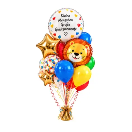Ballonstrau&szlig; Klassisch mit Gewicht &ndash; Kindergeburtstag