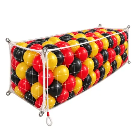 Ballon Massenstart Steignetz &ndash; Latexballons Schwarz-Rot-Gold