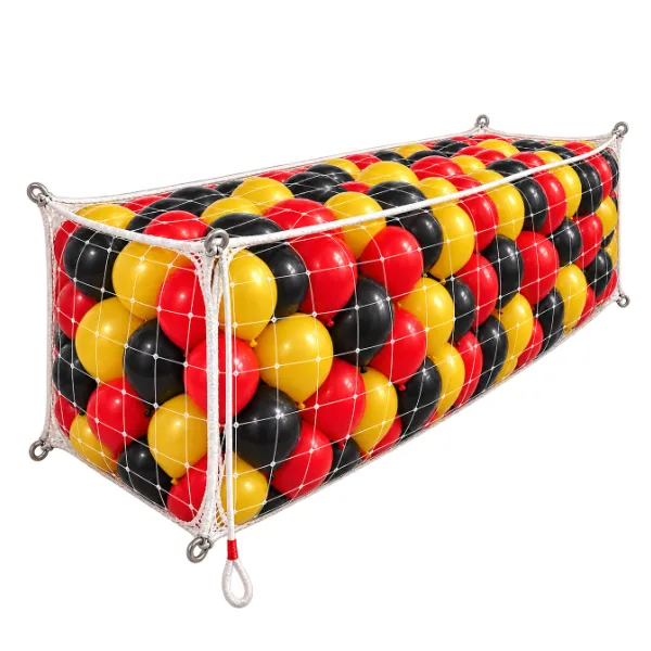 Ballon Massenstart Steignetz – Latexballons Schwarz-Rot-Gold